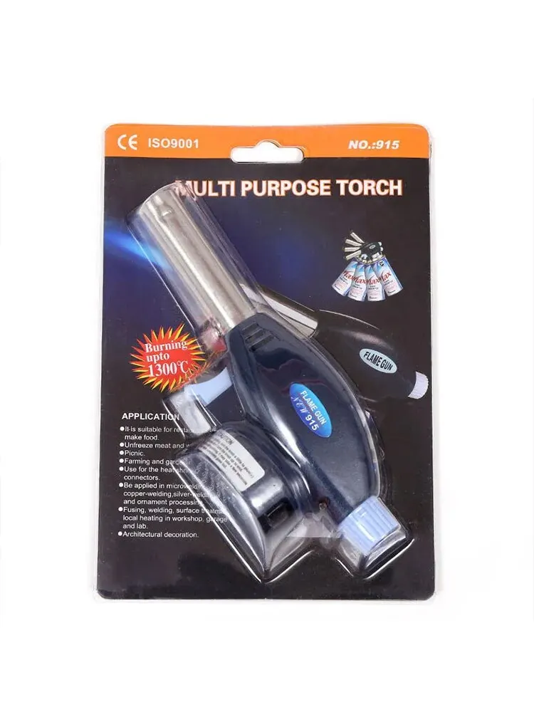 Outdoor Barbecue Igniter Welding Gun Lighter Butane Cartridge Spray Gun Household Spray 1PC butane lighter
