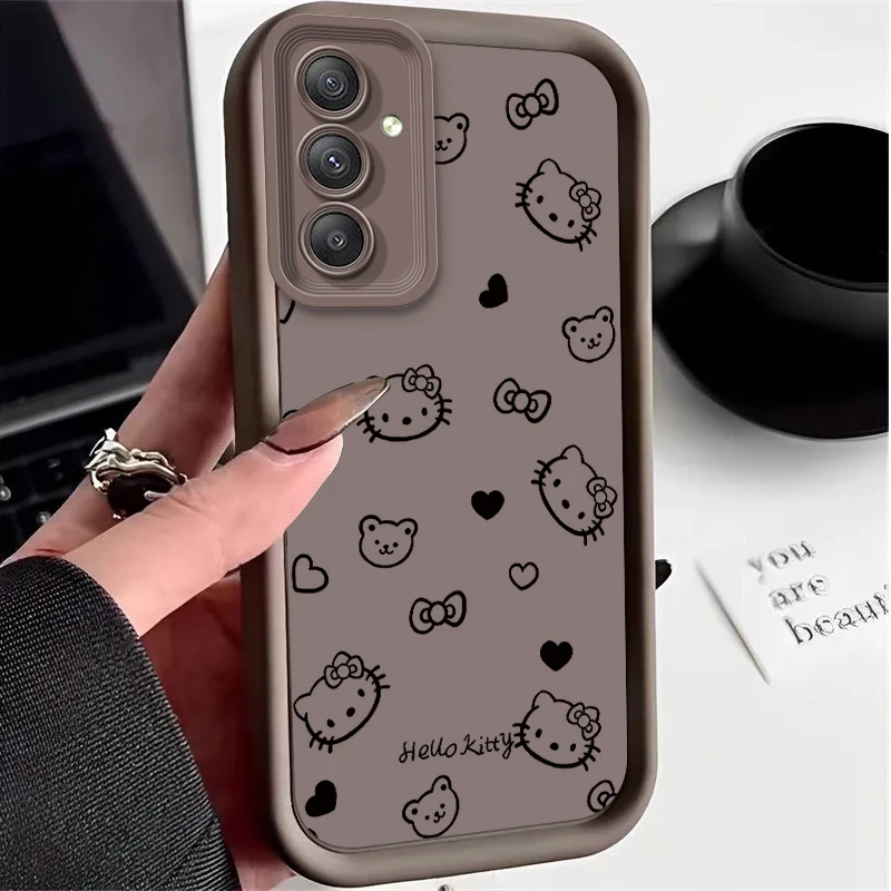 thumbnail image 1 of Sanrio funda de Hello Kitty para Samsung Galaxy S24, S23, S22, S21 Ultra Plus, S20 FE, A55, A54, A53, A52, A52S, A51, A50, A50S, A35, A34, 1 of 5