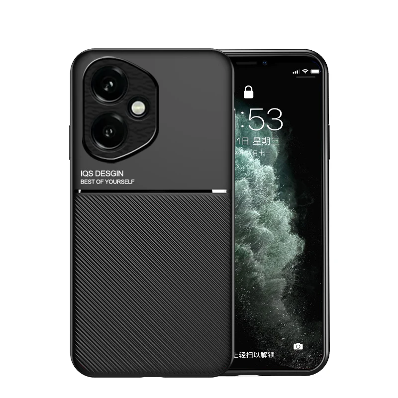 Luxury PU Leather Shockproof Phone Case - Premium Environmental Protection Back Cover