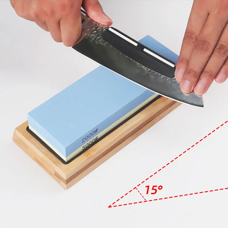 15 degree Angle guide sharpening stone Accessories professional tools knife  holder blade sharp kitchen knife sharper kitchen - AliExpress