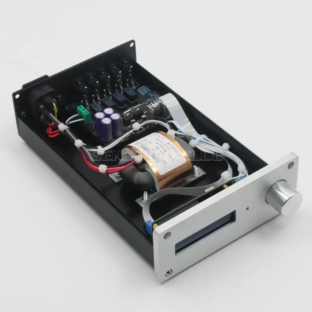 CS3310 HiFi Audio Remote Control Volume Controller Preamplifier 4 IN 1 OUT Stereo Source Signal Switch Box 4