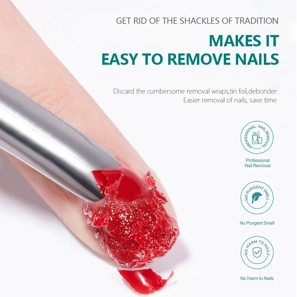 Nailpop Magic Remover Nail Gel Polish Clean Fast Remover Within 3-5 MINS UV Gel Polish Magic Burst Nail Gel Remover Tool 15ml 3