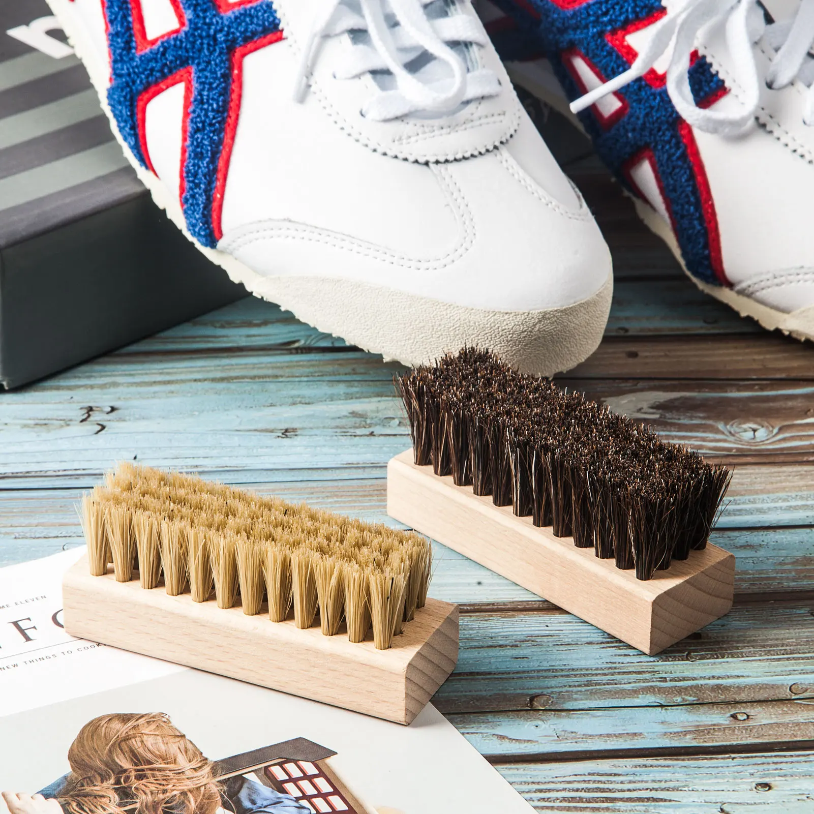 Horsehair Brush Set Best Brush To Clean Shoes Shoe Cleaning Brush