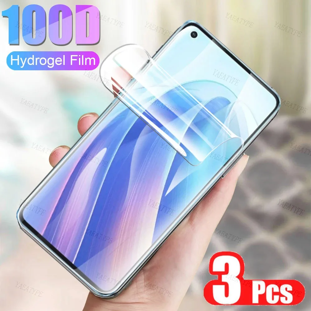 

Гидрогелевая пленка для Oppo Reno 7 8 pro plus 7 pro 5G 8T A2m A2x A18 A38 A58 A78 K11X F23, 3 шт., защитная пленка для экрана Reno 10 9A pro