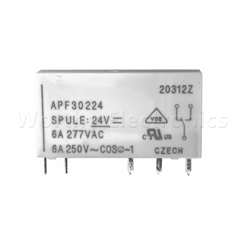 

Бесплатная доставка 10 шт./лот реле 24VDC 6A 5PIN APF30224