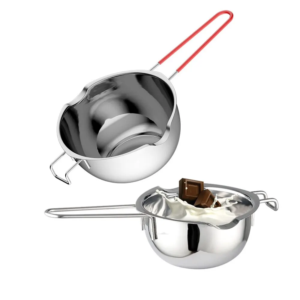 Wholesale Bakeware Wax Candle Candy Melts Chocolate Double Boiler Metal Stainless Steel Chocolate Warmer Melting Bowl - 6