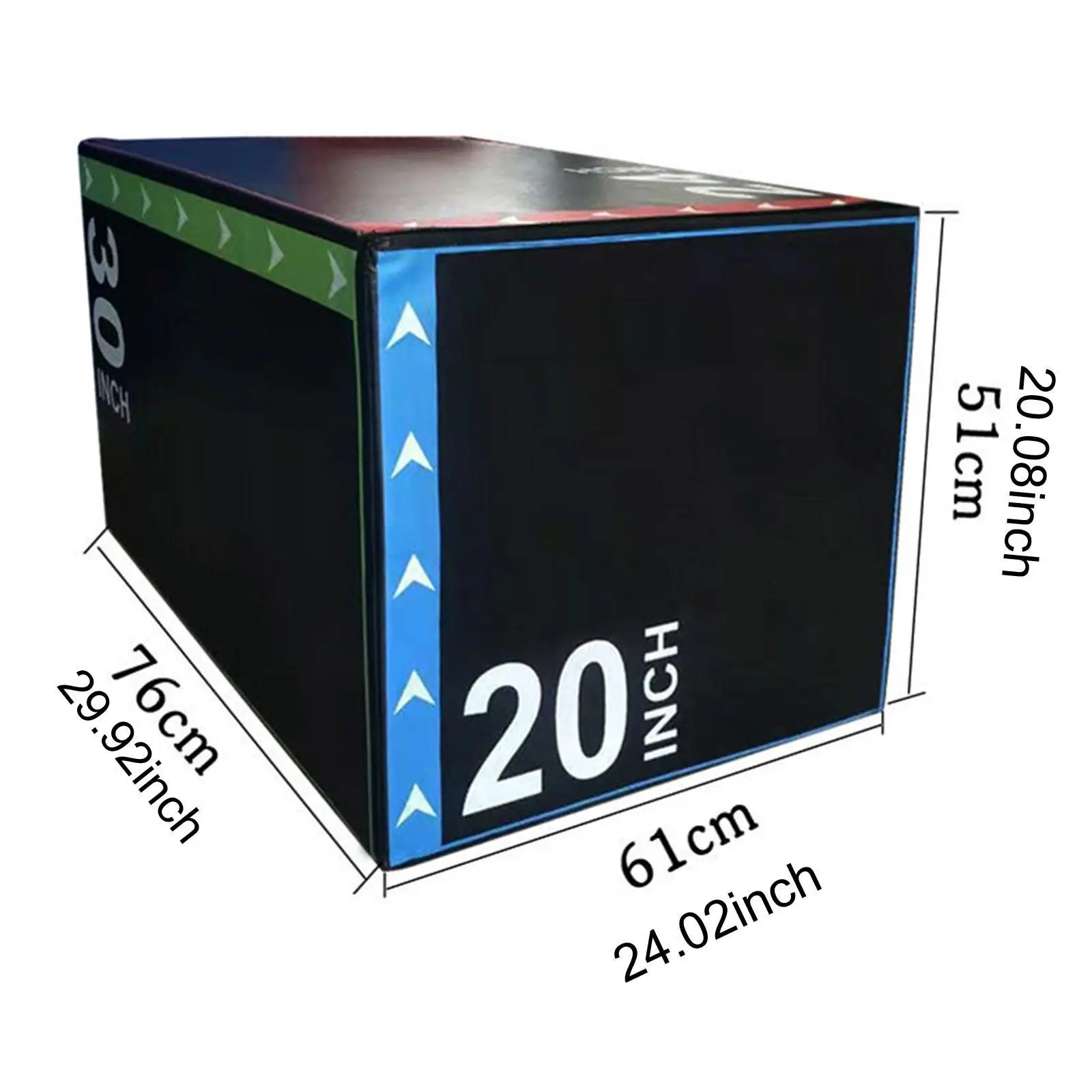 3 in 1 Jump Box Plyo Box High-Density Agility Conditioning Strength Training Dips Lunges For Home Gym Excerise Training jump box