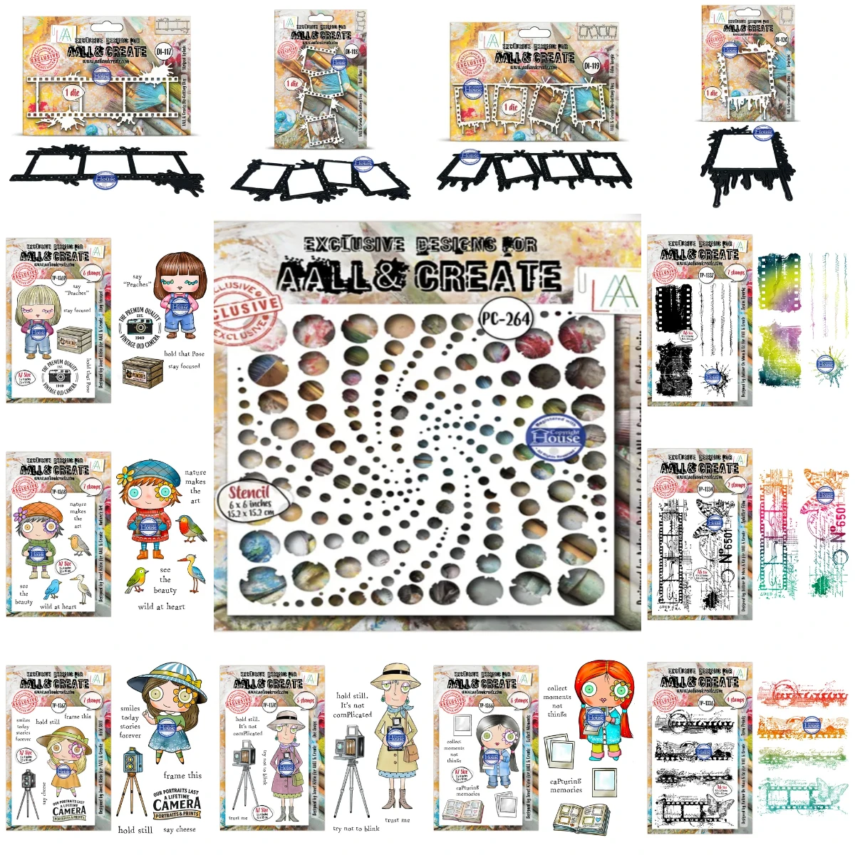 Capturing the Unseen 2026 New Stamps And Stencil For DIY Scrapbooking Crafts Maker Photo Album Template Handmade Decoration
