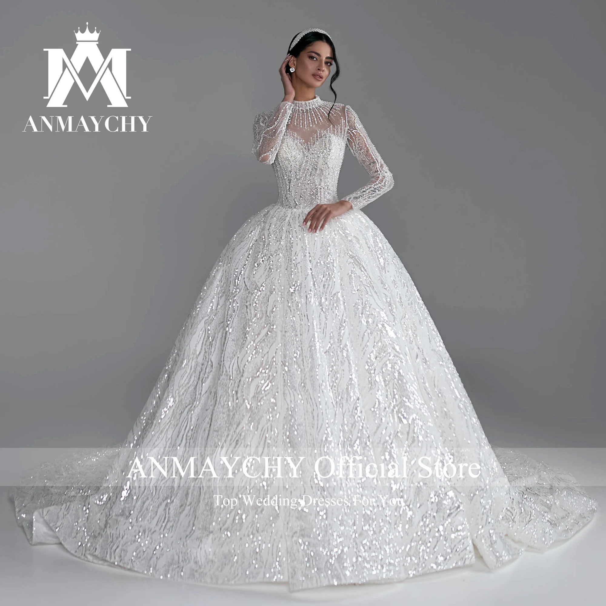 Рисунок 6 - Женское свадебное платье с блестками ANMAYCHY