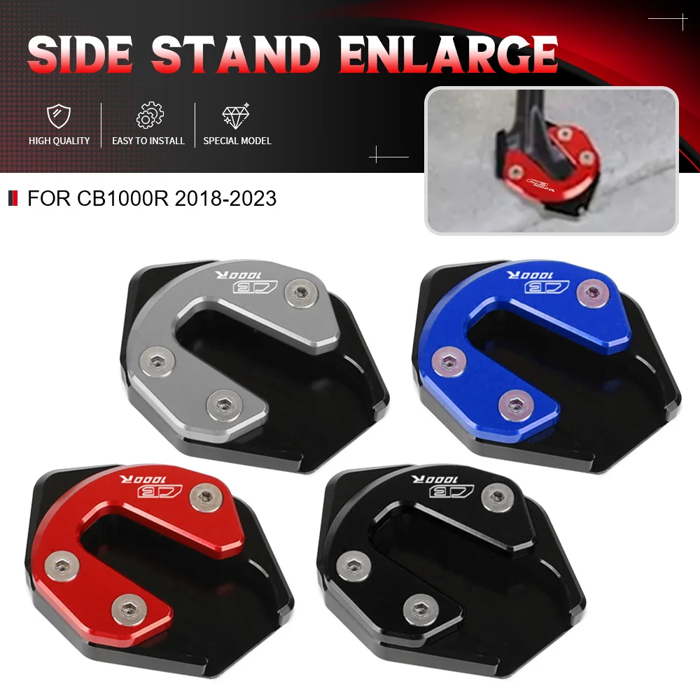 

For Honda cb1000r cb 1000r 1000 r cb1000 r 2019 2020 2021 2022 2023 Motorcycle CNC Foot Side Stand Extension Pad Kickstand Plate