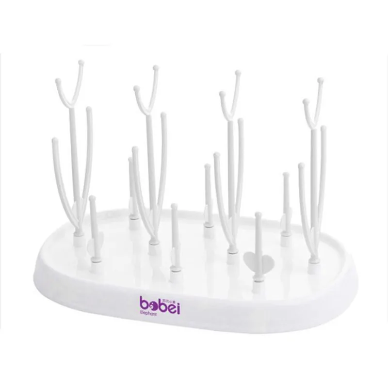 Bobei Elephant Baby Bottle Drying Rack Baby Feeding Bottles Cleaning Drying Rack Storage Nipple Shelf Pacifier Cup Holder