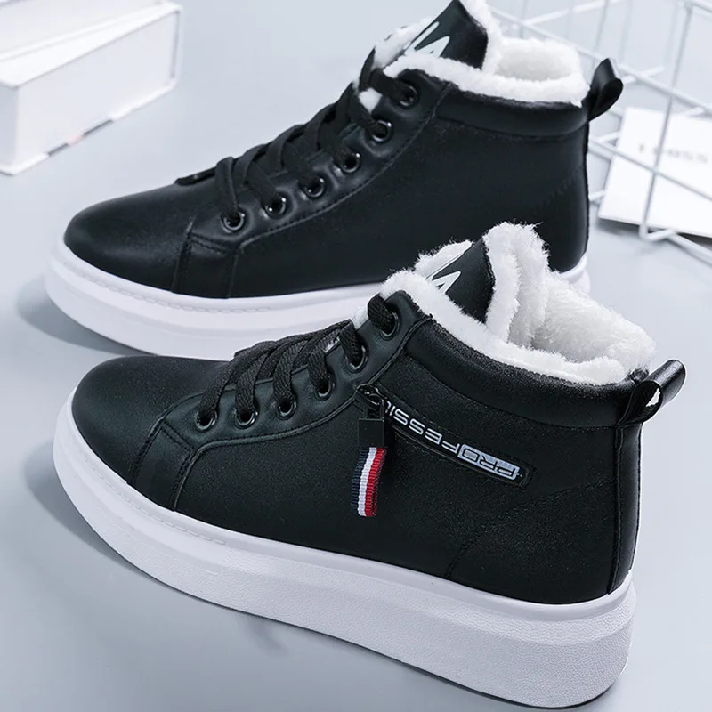 

Women Casual Shoes Women Fashion Sneakers New Winter Comfortable Student Lace-up Shoes Women's Vulcanized Shoes Zapatos De Mujer