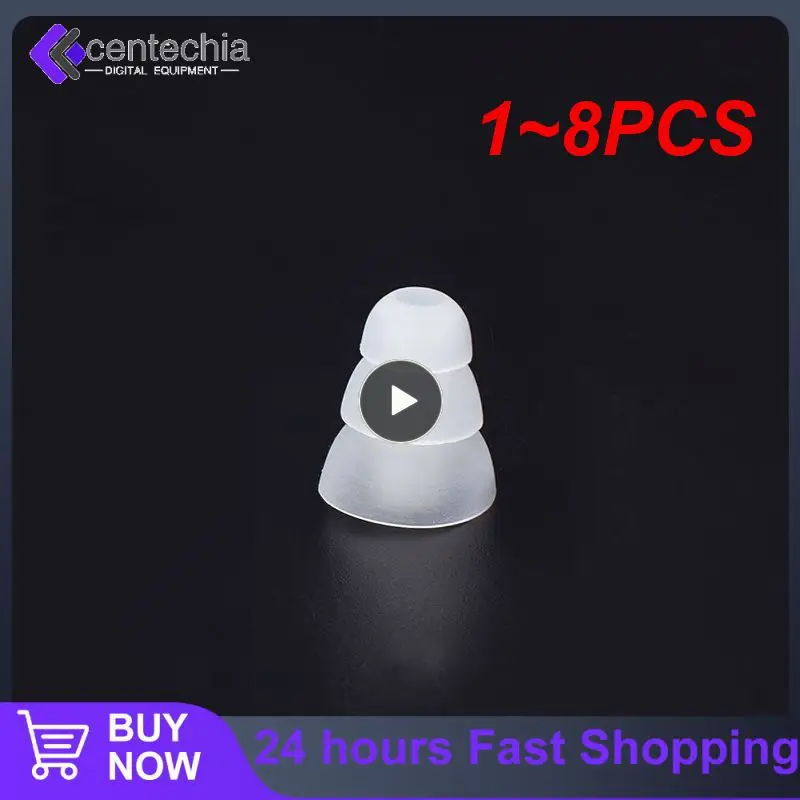 

Трехслойные силиконовые накладки для наушников-вкладышей, 1-8 шт.