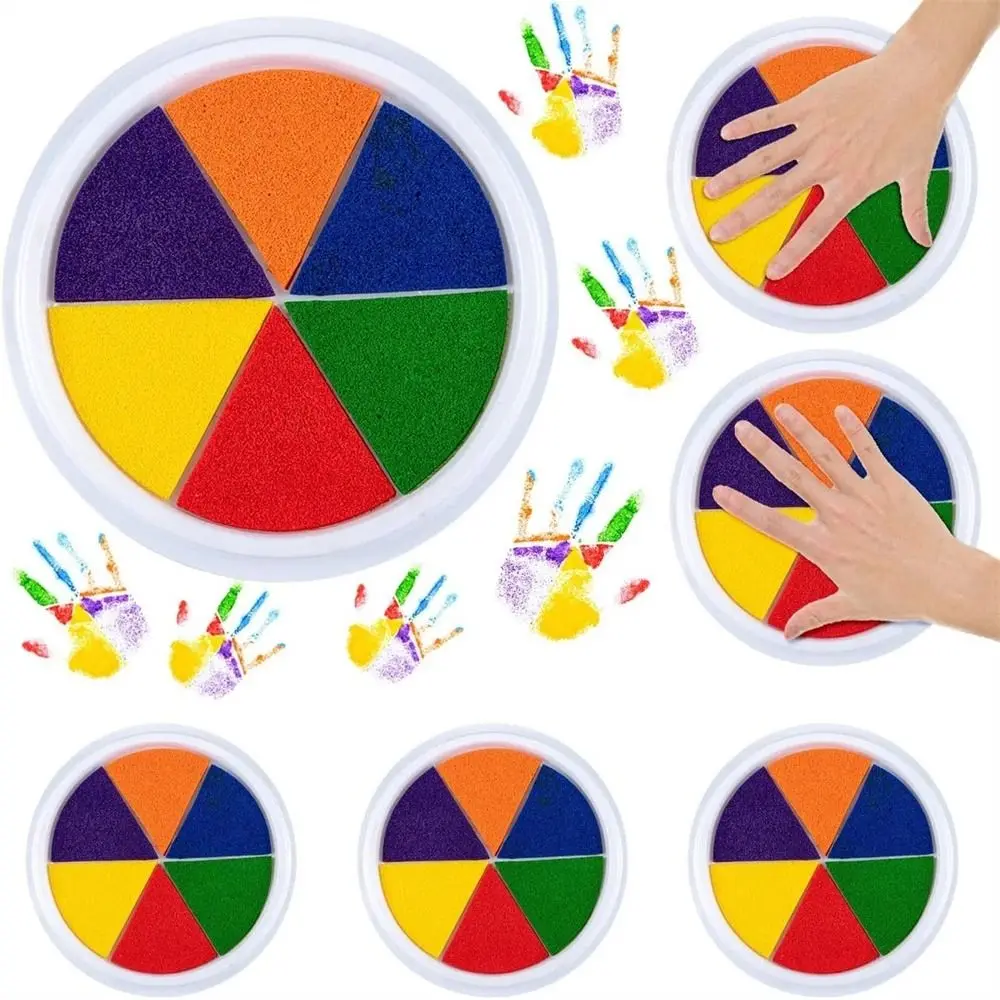 Toy Baby Toys for Child Card Making Graffiti Washable Paint Ink Pad Printing Mud DIY Finger Painting Finger Painting Inkpad