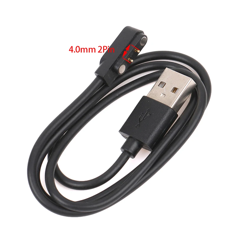 60CM evrensel akıllı saat şarj kablosu manyetik şarj kablosu 2/4 Pin USB şarj aleti