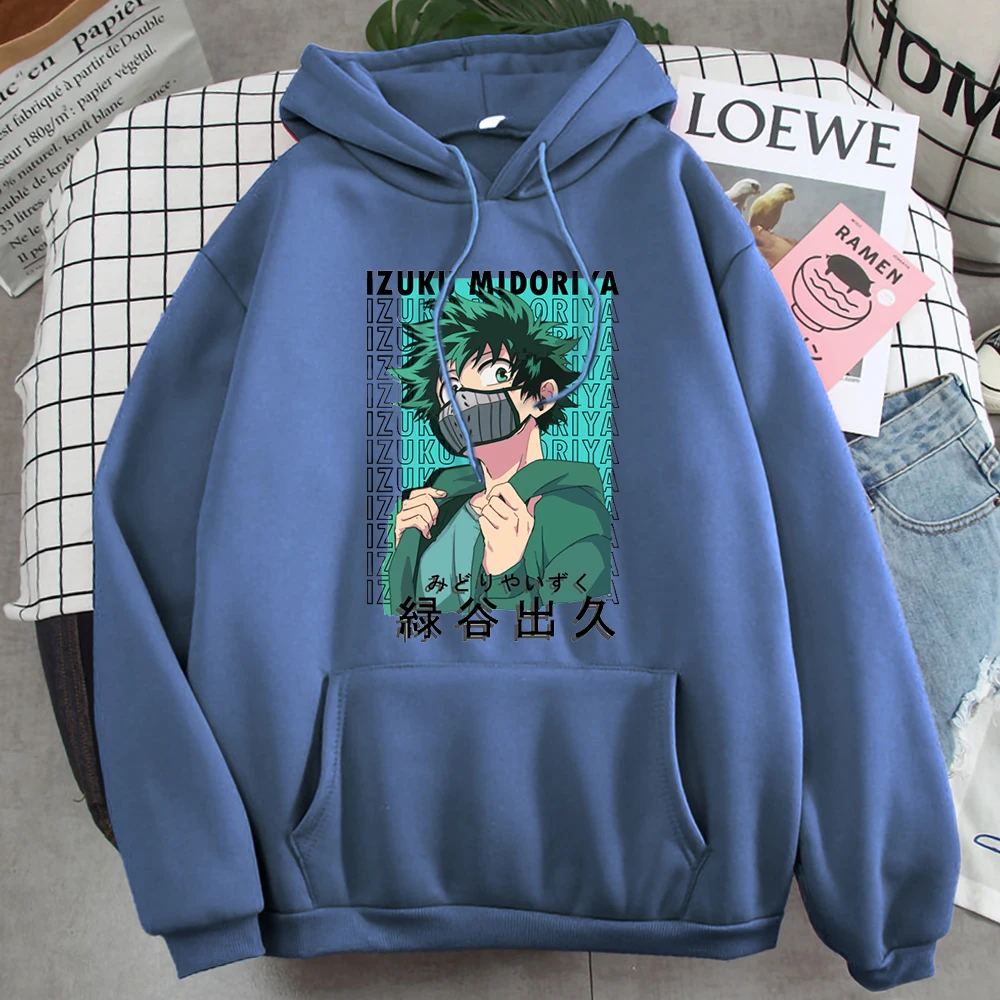

Толстовка с капюшоном My Hero академия, Izuku Midoriya, мужские толстовки с аниме, в японском стиле, Свободные повседневные теплые мужские свитшоты, брендовая одежда в стиле Харадзюку