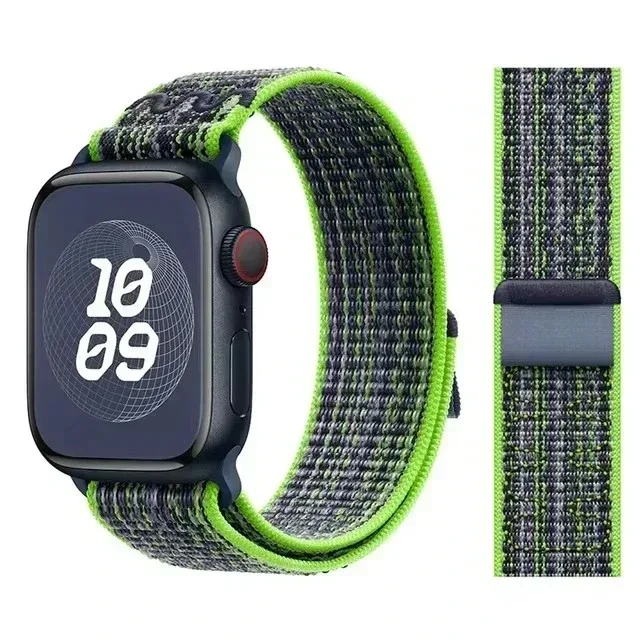 Premium Nylon Loop Strap for Apple Watch - Breathable and Stylish Bracelet Band