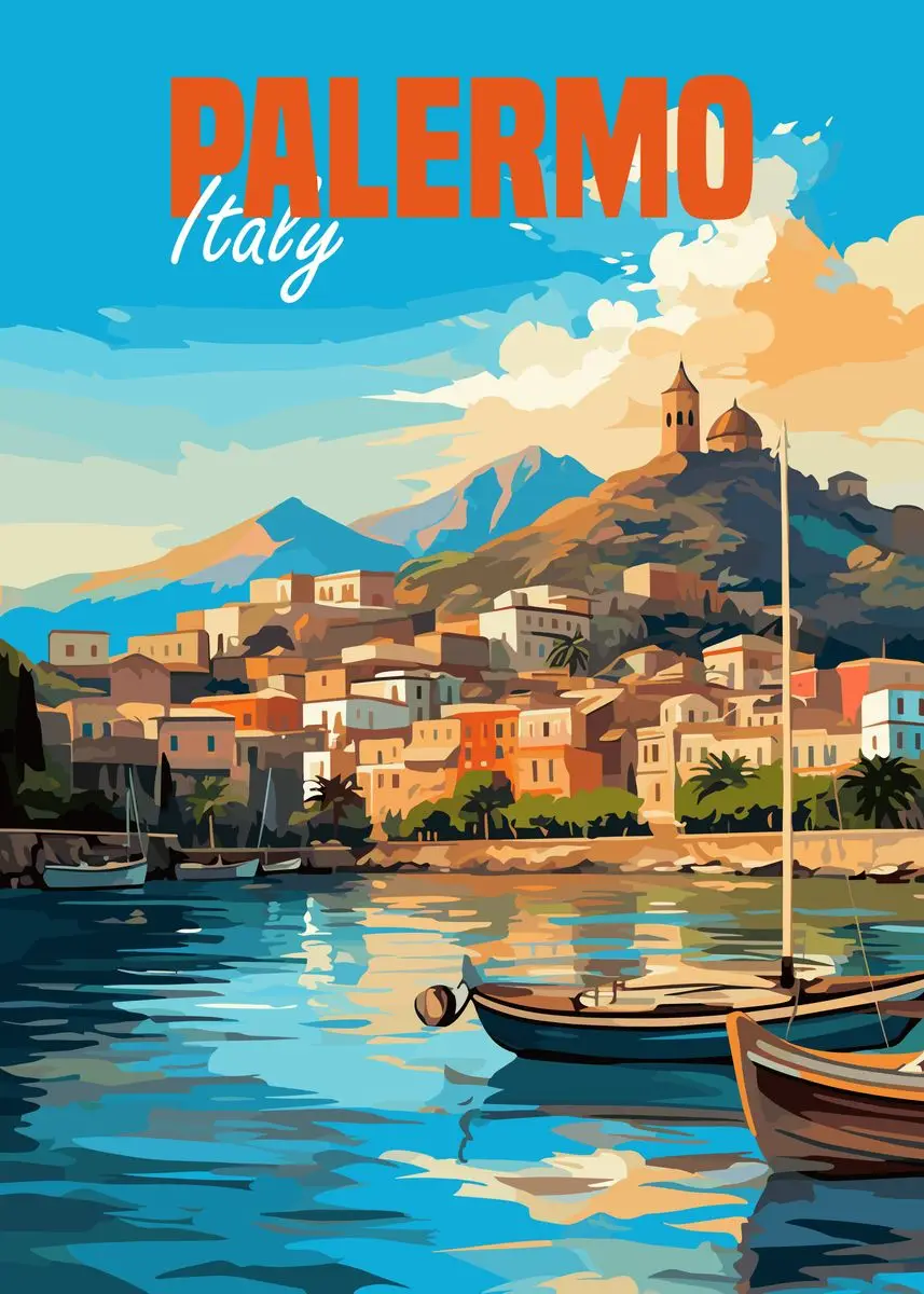 Póster de arte de viaje España Málaga Roma Oporto Madeira Portugal Costa Lienzo Pintura Impresión de pared Imagen para sala de estar Decoración del hogar