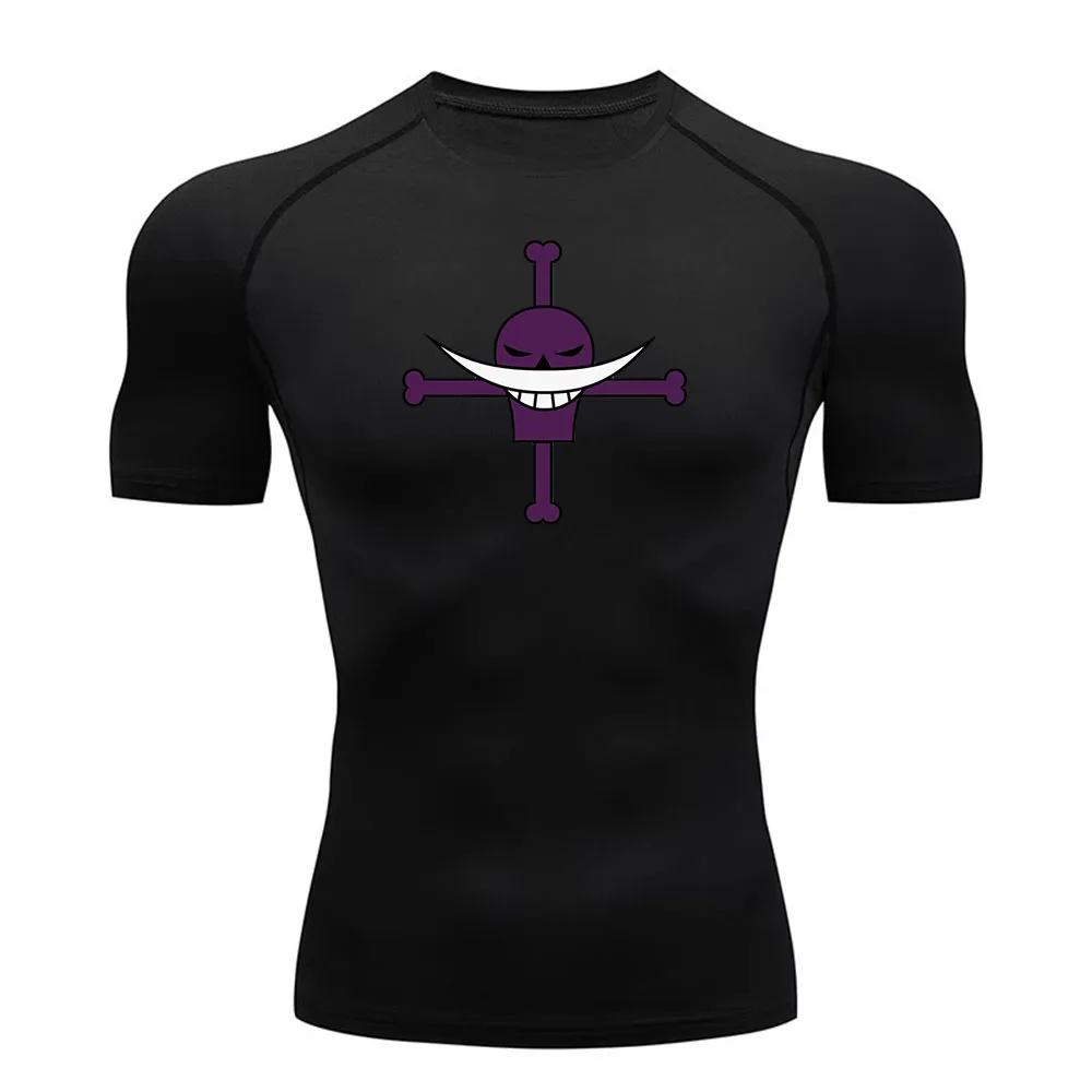Ace And Whitebeard Gym Compression Shirt - One Piece Apparel