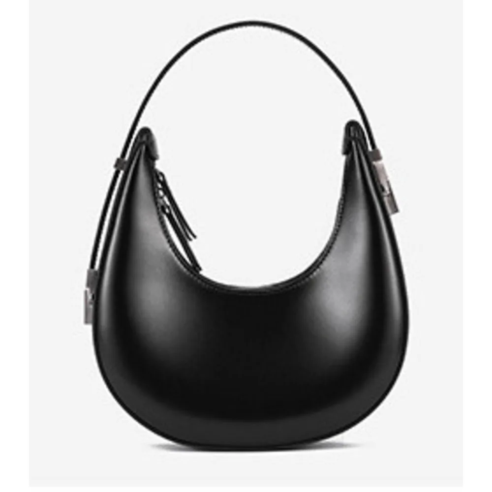 Schouder veelzijdige leren dames 2024 nieuwe high-end minimalistische oksel niche design halve maan tas_voghion.com