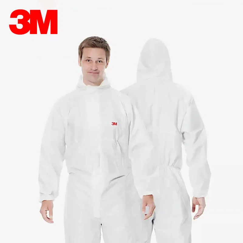 3M 4510 Hooded One-Piece Protective Clothing Anti-Particulate Liquid Spray Pesticide Paint Household Cleaning Clothing