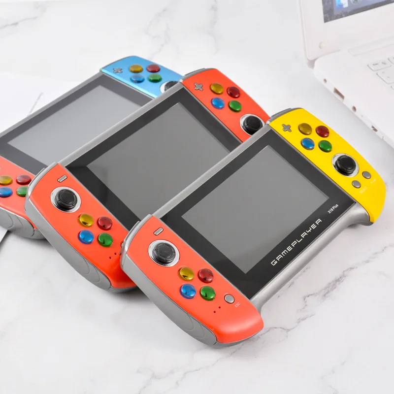 Hot Hand-held Game Player Nostalgic Retro Game Console 4.3 Inch Screen X18 Plus for Children Gift 360 Rocker 10000+ Games