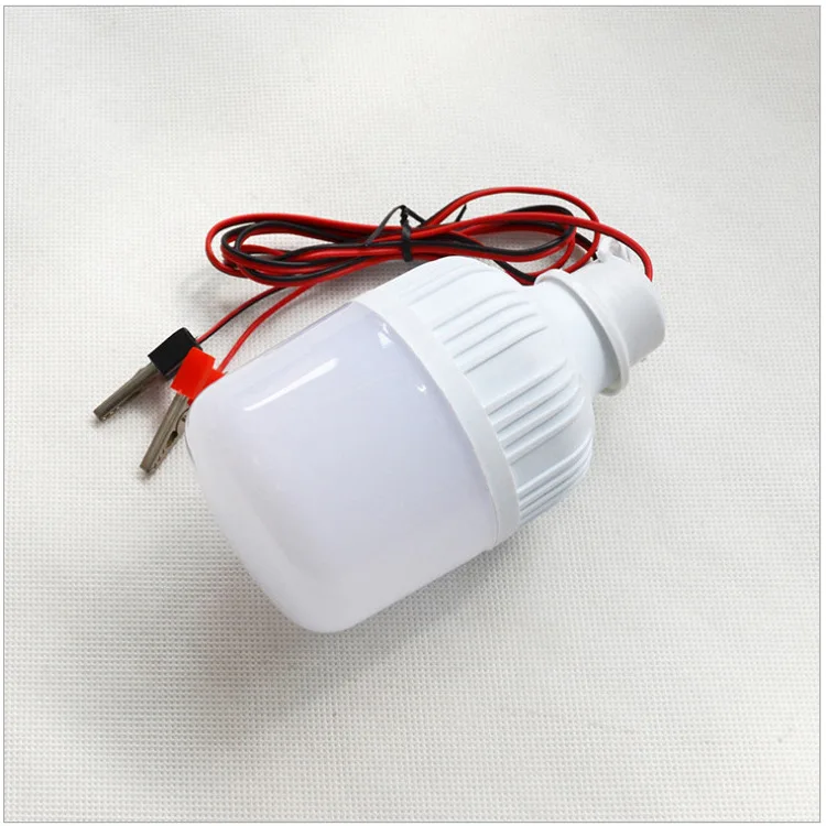 

12-85V 5W-50W Portable Spot Bulb Emergency Lamp Led Light Ampoule LED Light Bulb Daylight Wire Clamp Low Pressure Bulb Lamp Use