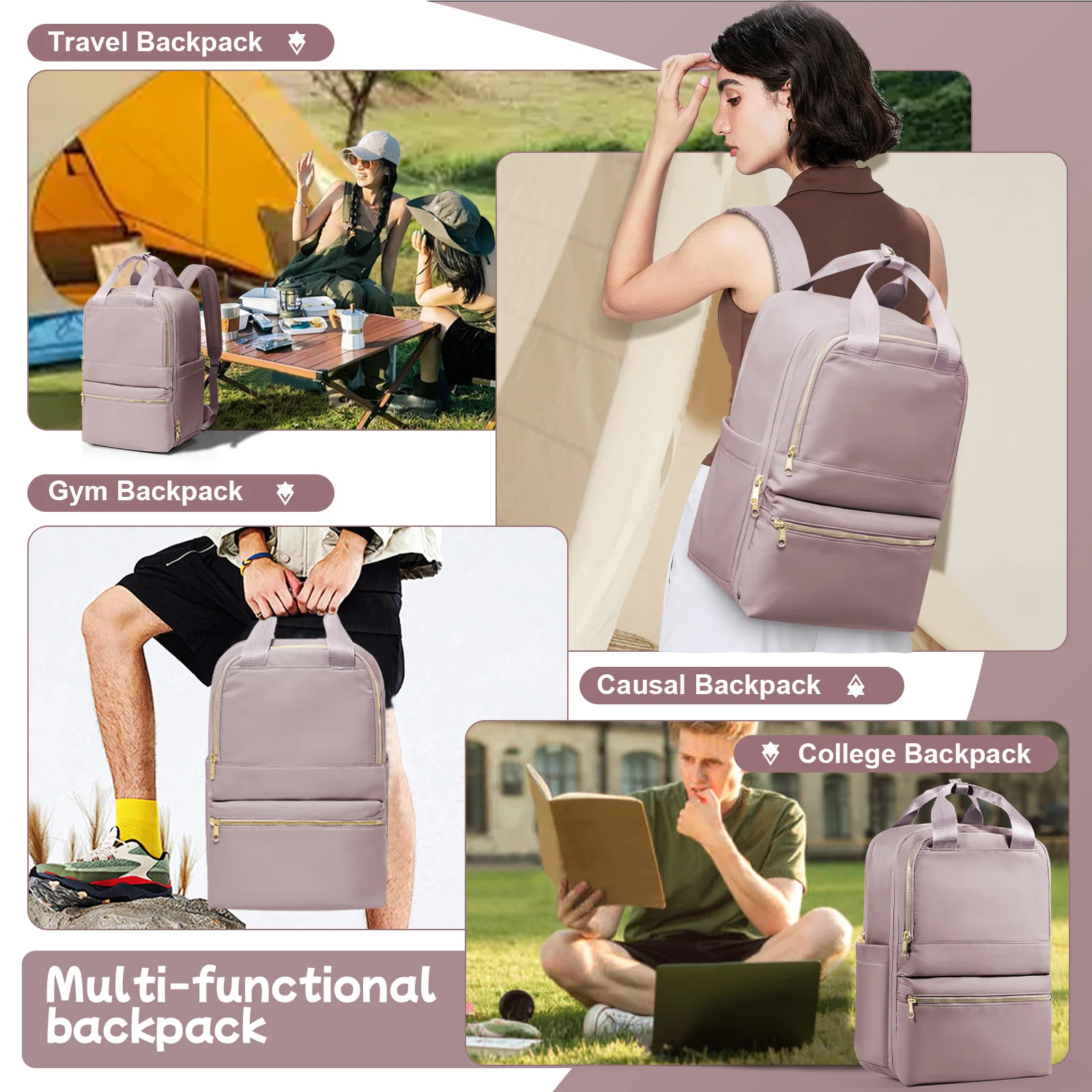 Ryanair Hand Luggage 40x20x25 Travel Backpack, College School Backpack Girs, Women Laptop Backpack, Fashion Women Work Backpack