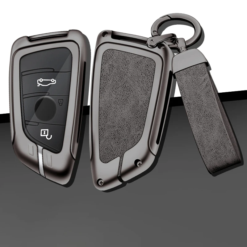 Zink-legierung Auto Schlüssel Fall Abdeckung für Bmw X1 X2 X3 X4 X5 X6 1 2 3 5 Serie 2016 2017 2018 2019 2020 Schlüssel Halter Shell Zubehör
