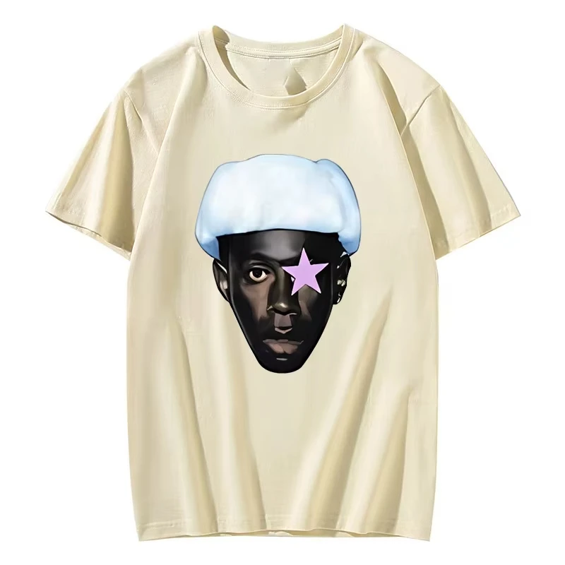 Retro Trend Portrait 2025 Tyler The Creator Tshirt Summer Streetwear Tee Men Women Top Casual Harajuku Y2K Hip Hop Rapper Singer 6