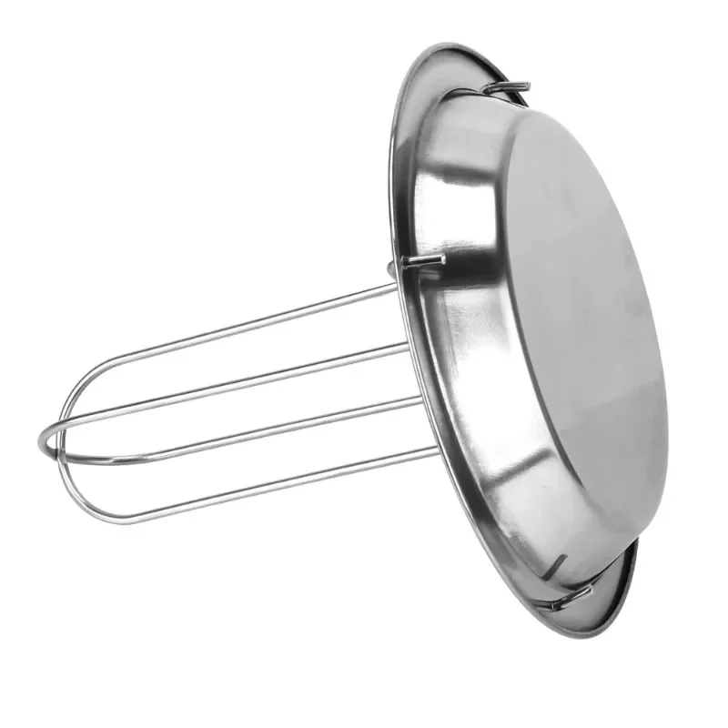 Description Picture 6 of itemRoasting Chicken with Tray Grill Stand Roaster Rack Kitchen Outdoor BBQ Tools Stainless Steel Non-Stick Grilled Chicken Plate