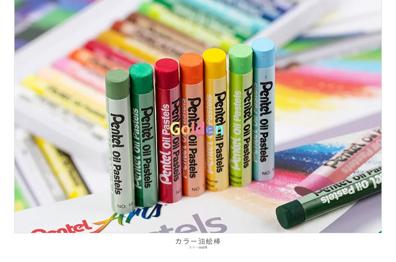 Pentel Oil Pastels Set Artist 50 Assorted Color Set (PHN-50) Non Toxic,  Smooth Blending Texture, Ideal for All Artist Kids Level - AliExpress