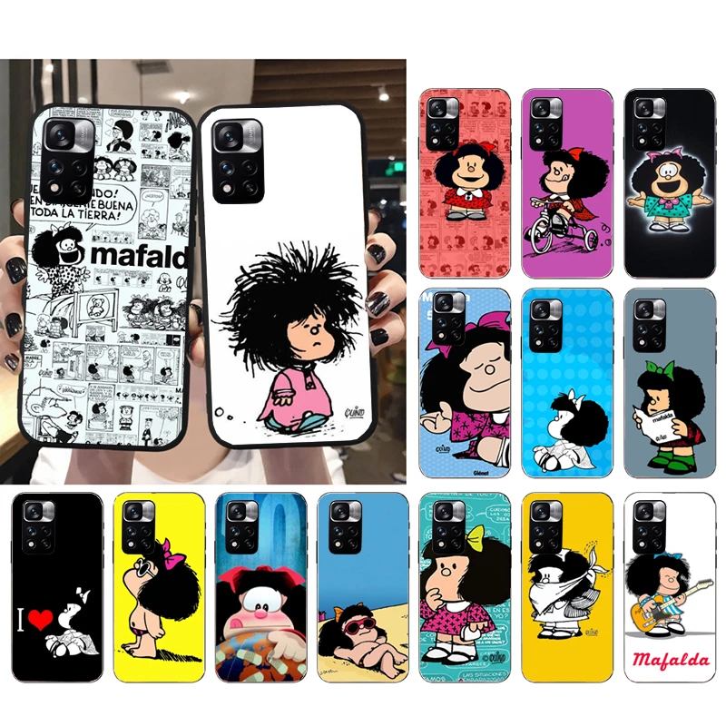 Custodia Per Telefono Per Xiaomi Redmi Note 12S 12 Pro 11S 11 10 Pro 10S 12R 12 Proplus Redmi 10 10C Mafalda