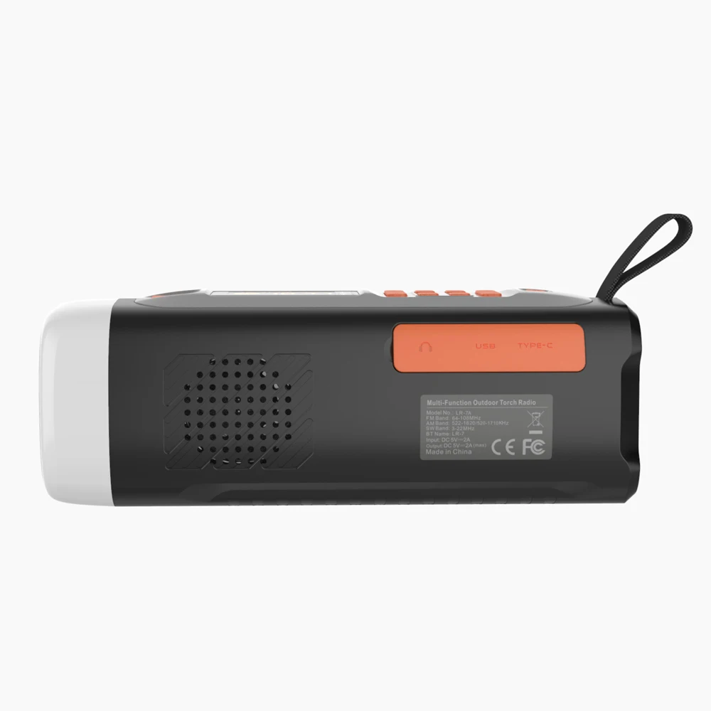 4500mAh Emergency Radio AM/FM/SW Survival Power Bank Phone Charger USB C/Solar/H
