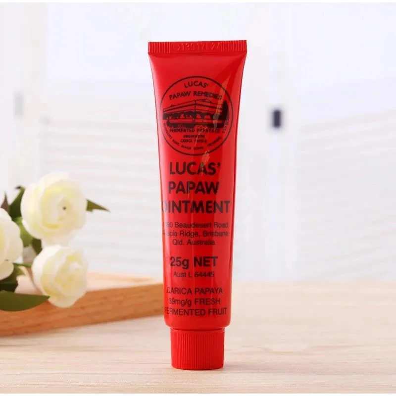 6PCS AU Lucas Papaw Ointment Rash Cream Lip Balm Wound Skin Care Papaya Skin Repair Papaw Cream Lucas Oil 25g