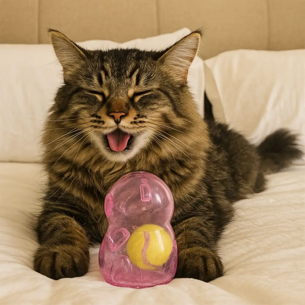 Bite Resistant Dog Chewing Toy Sound Production Bear Shape Puppy Toy Ball with Tennis Dog Teething Treats Balls Playing