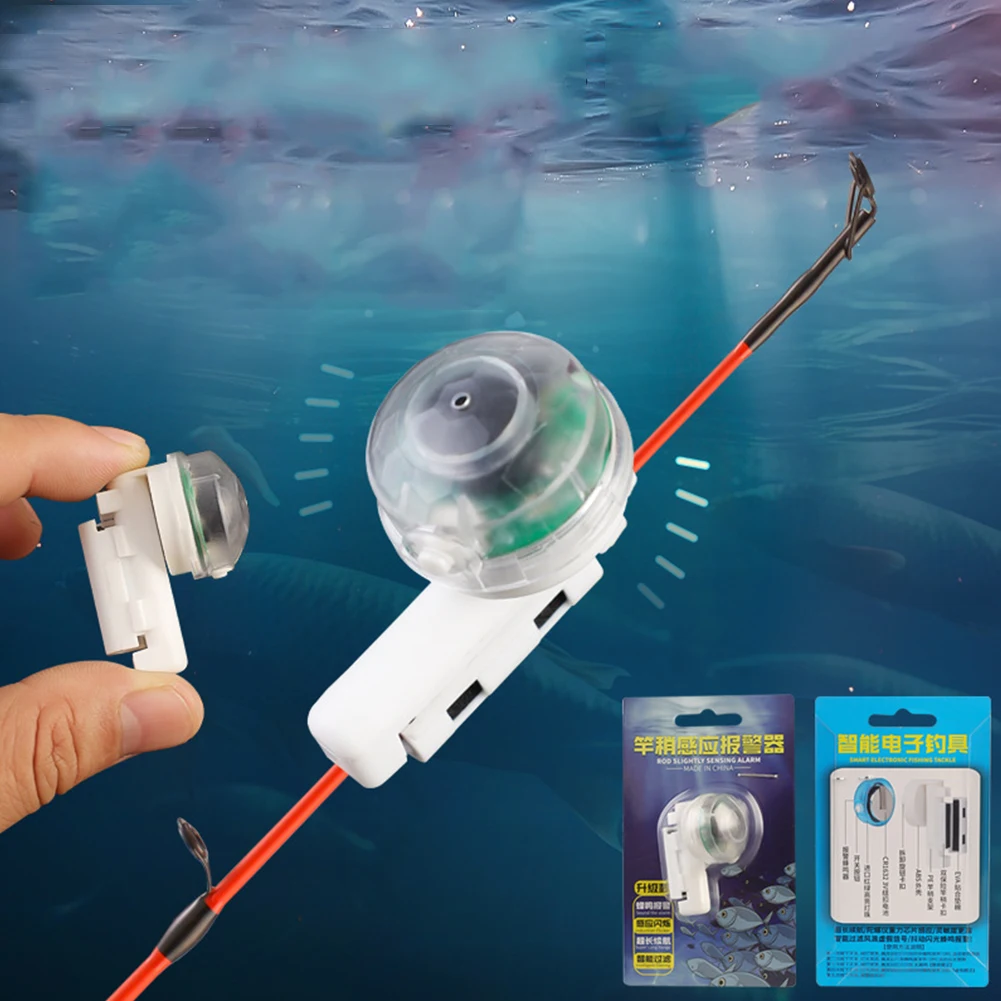Portable Electronic LED Light Alarms Lightweight Universal Electronic Rod Luminous Alarms for Night Fishing Accessories