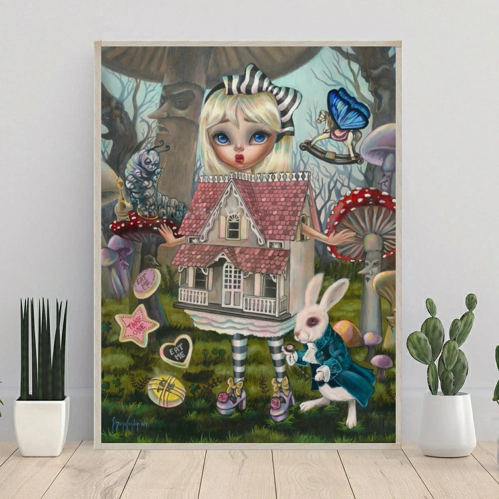 5D Diamond Painting Fata Fantasy: Kit Completo 40x50cm Con Diamanti Rotondi Per Adulti E Bambini - 3