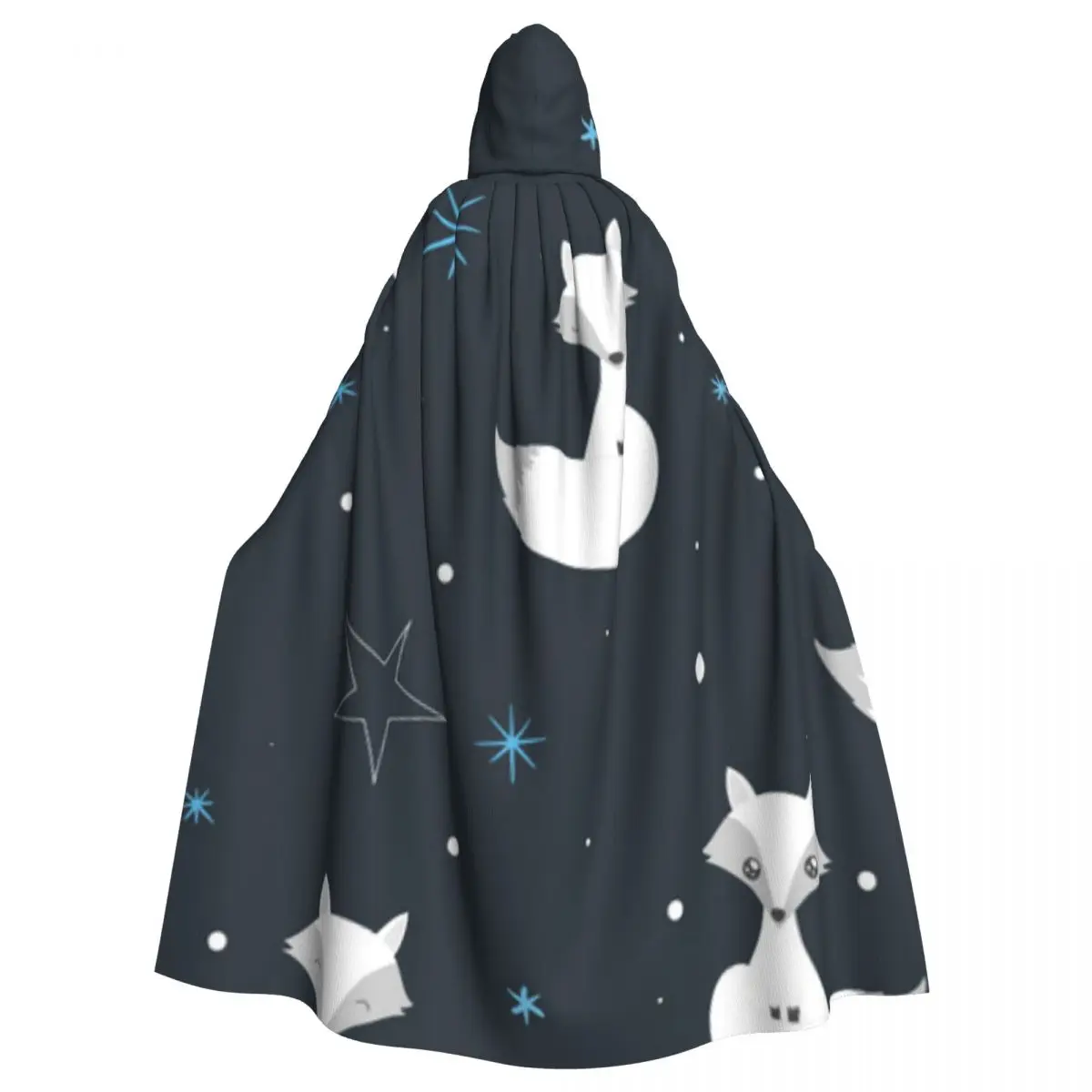 

Женская Длинная зеленая накидка с капюшоном