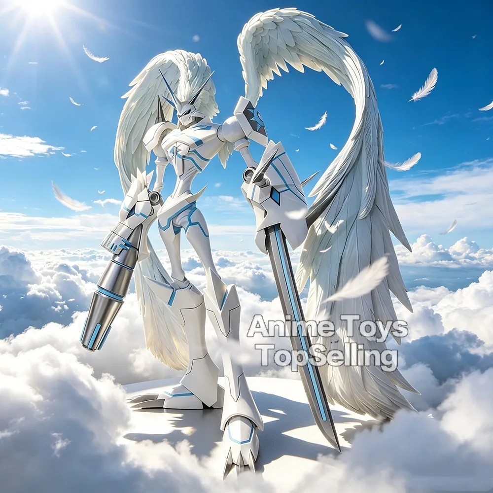 20cm/7.87in Anime Digimon Adventure Figure Omegamon Merciful Mode Action Figures Pvc Statue Collection Model Toys Gifts