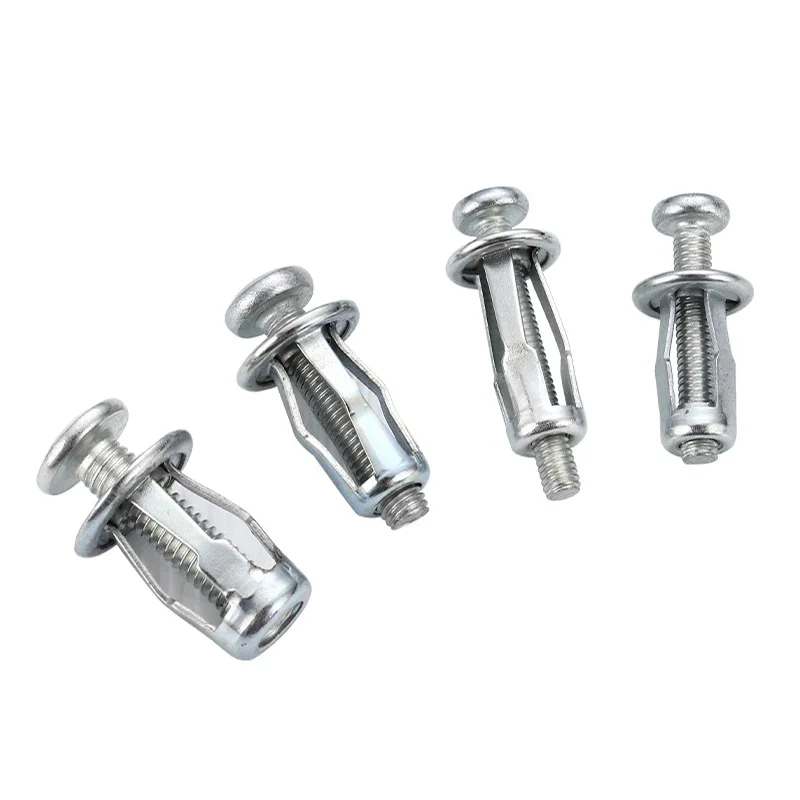 Petal Rivet Lock Nuts with Screw Fixed License Plate for Car Screw Iron Skin Car Metal Jack Nuts Hollow Wall 1/5/10pcs rivet lock nuts