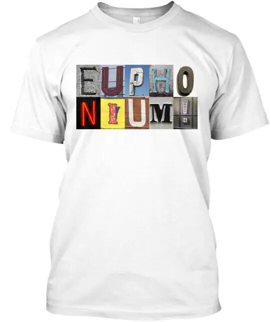 T-Shirt Euphonium Artsy Alphabet