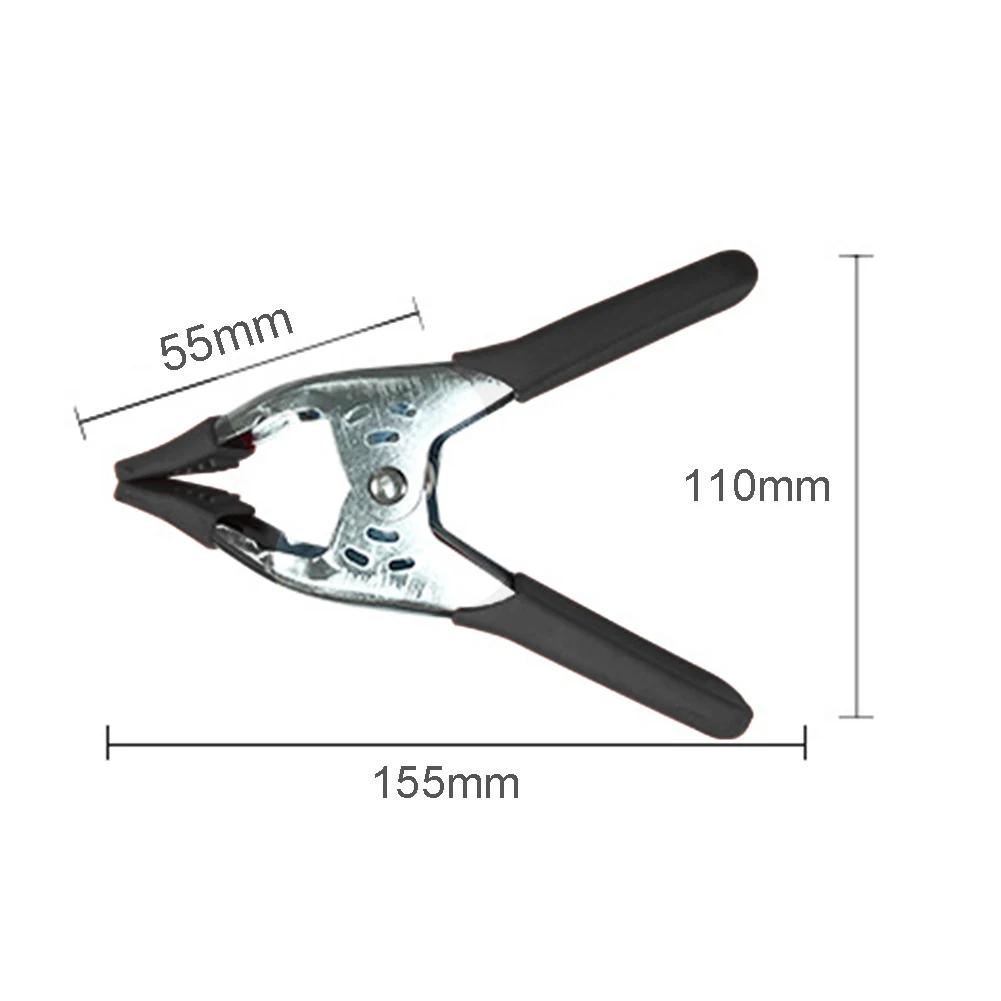 Description Picture 6 of item4pcs 6''Inch Spring Clamps Spring Clamps DIY Background Clamps Photo For Studio Background Plastic Cloth Woodworking Tool