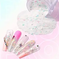 Makartt Acrylic Powder, 2oz Glitter Acrylic Nail Powder for Extension, Professional Shiny Nail Acrylic Powder for Acrylic Nails, 2
