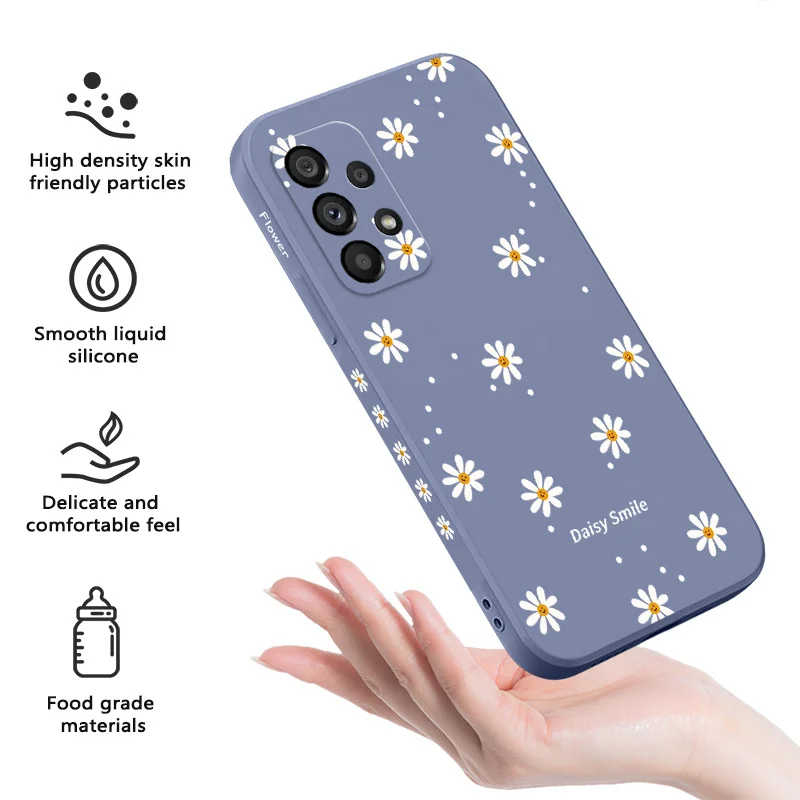 Smiling Daisy Phone Case - Vibrant Floral Design Cover