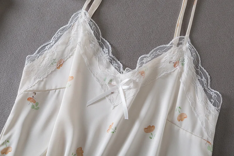 Summer 3PCS Pajamas Set Women Kimono Sleepwear Lingerie Print Lace Bathrobe Sexy Strap Top&shorts Pijamas Suit Home Wear Clothes women pajamas set women pajama suit