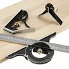 300mm Adjustable Combination Square Angle Ruler 45 /90Degree With Bubble Level Multifunctional Gauge Angle Ruler Measuring Tool 3