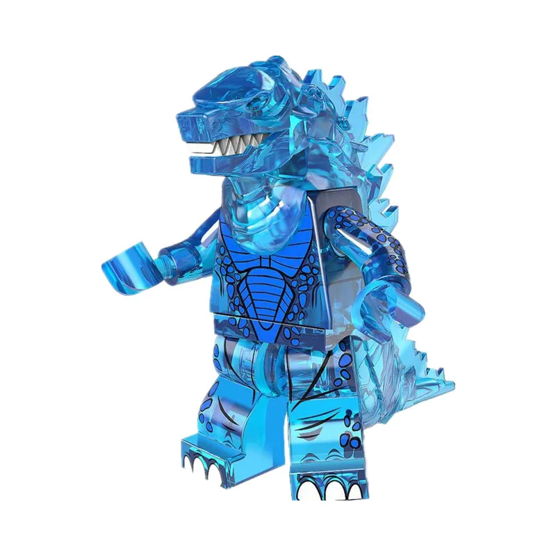 thumbnail image 1 of Figuras de acción de animación en miniatura de la serie de películas Godzilla, bloques de construcción de dinosaurios grandes, MonsterKing, regalo para niños, 1 of 5