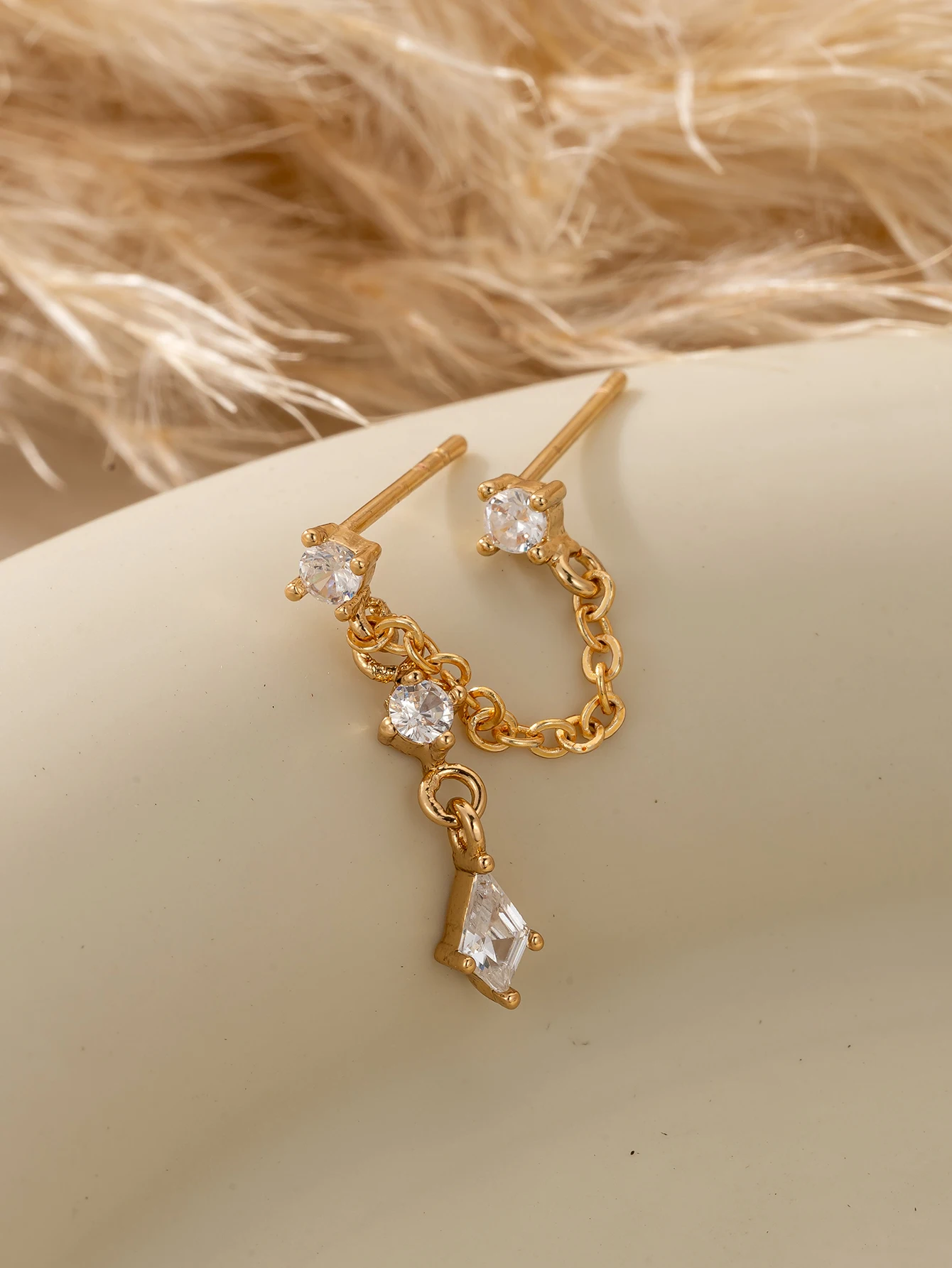 tassel earrings copper jewelry