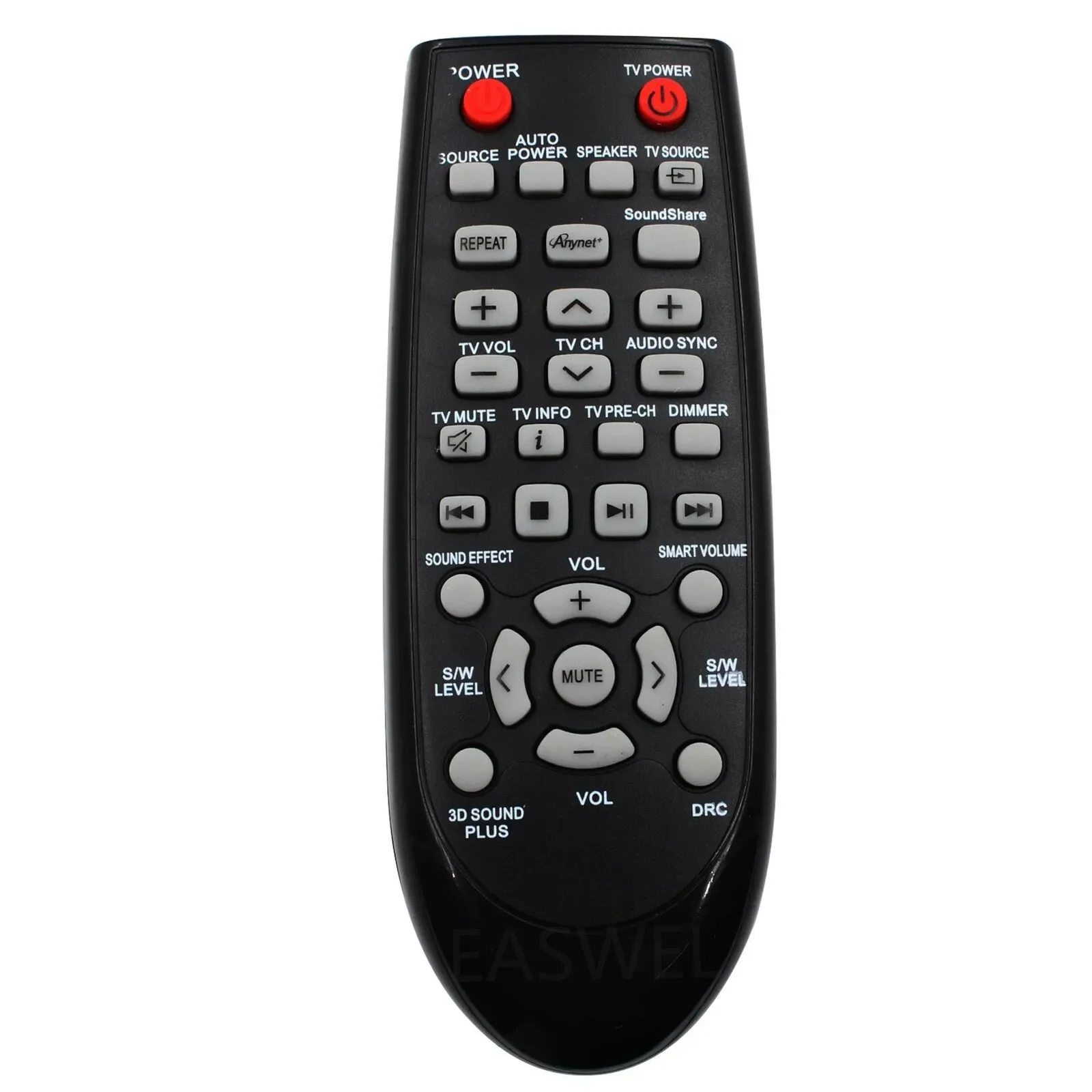 Telecomando Adatto Per Samsung Ah81-09661A Hw-N300 Hw-N300/Zc Hw-N300/Za Soundbar Tv Bluetooth A 2 Canali